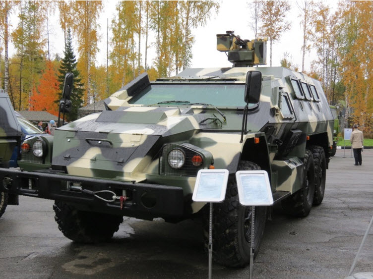 Комплекс «АДУНОК» на автомобиле «Булат».